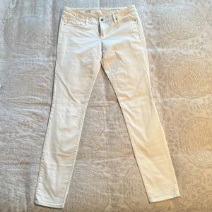 Gap heavy cotton white Always Skinny jeans Tall size 30/10t
